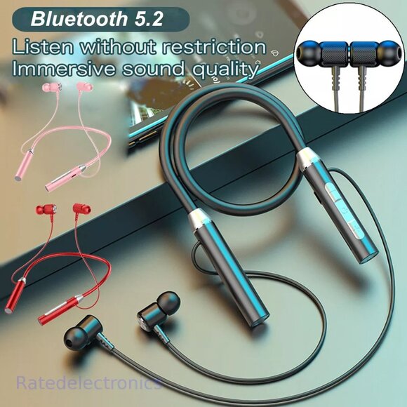 TWS Wireless Headset Bluetooth Earbuds Headphone Noise Cancelling Waterproof - Picture 2 of 15